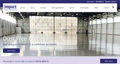 Desktop Screenshot of impactfloors.co.uk